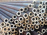 Seamless steel pipe for liquid conveyance